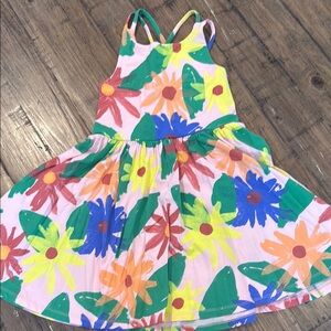 Tea Collection Pink and Blue Halter Sundress